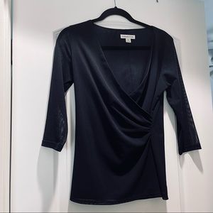 Coldwater Creek V Neck Blouse